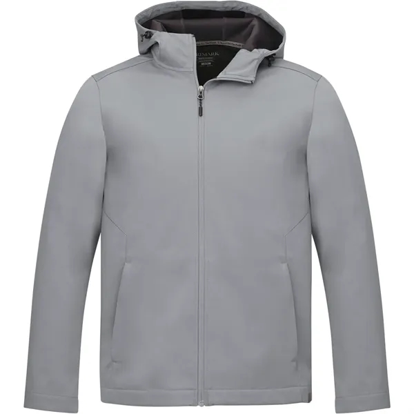 Quarry (938) color option for Men's Lefroy Eco Lightweight Softshell Jacket With Hood