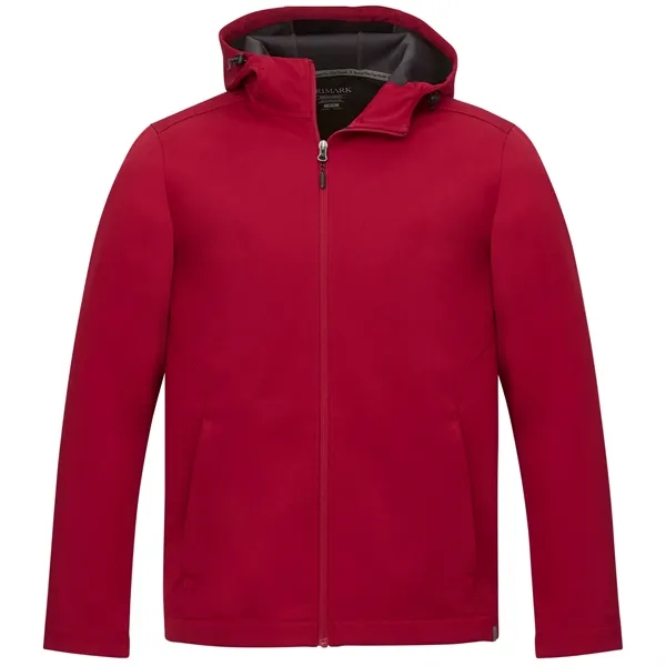 Vintage Red (369) color option for Men's Lefroy Eco Lightweight Softshell Jacket With Hood