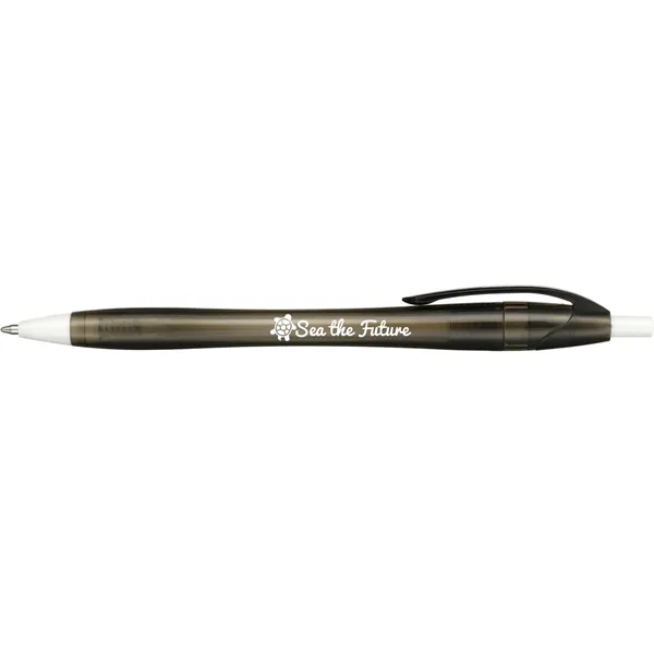 Black (Bk) color option for Recycled Pet Cougar Ballpoint Pen