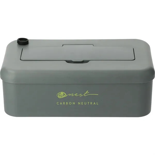 Gray (Gy) color option for Bamboo Fiber Lunch Box With Utensils