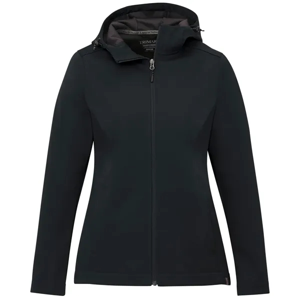 Navy (575) color option for Women's Lefroy Eco Lightweight Softshell Jacket With Hood