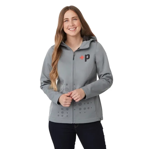 Quarry (938) color option for Women's Lefroy Eco Lightweight Softshell Jacket With Hood