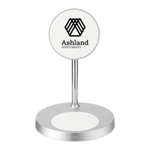 Photo of Mag Click™ Dual Fast Wireless Charging Stand W/Base