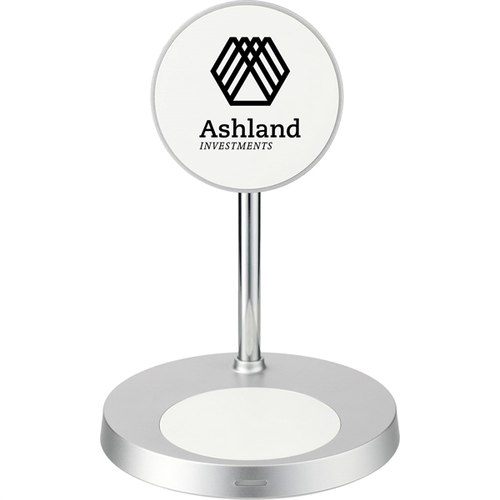 Photo of Mag Click™ Dual Fast Wireless Charging Stand W/Base
