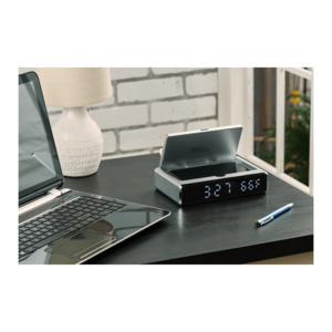Photo of Uv Sanitizer Desk Clock With Wireless Charging