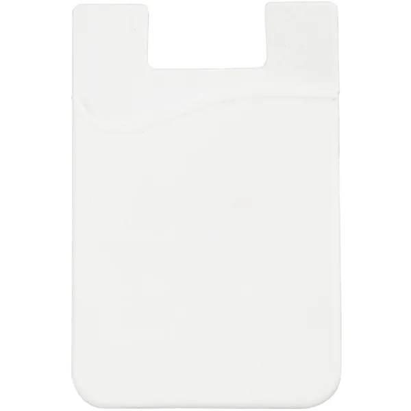 White (Wh) color option for Slim Silicone Card Wallet