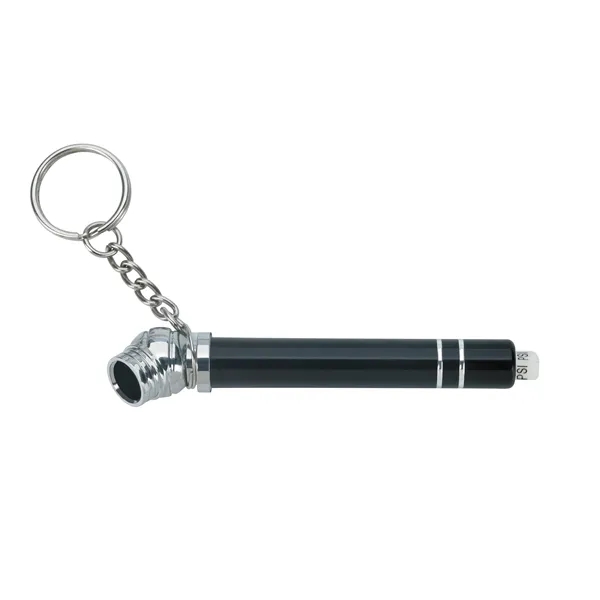Black color option for Mini Double Ring Tire Pressure Gauge