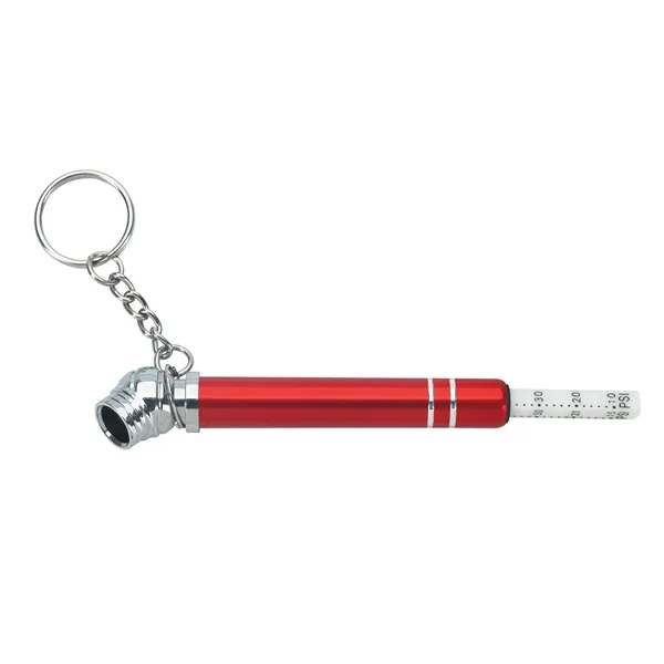 Red color option for Mini Double Ring Tire Pressure Gauge