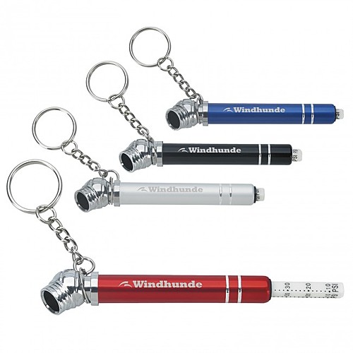 Photo of Mini Double Ring Tire Pressure Gauge