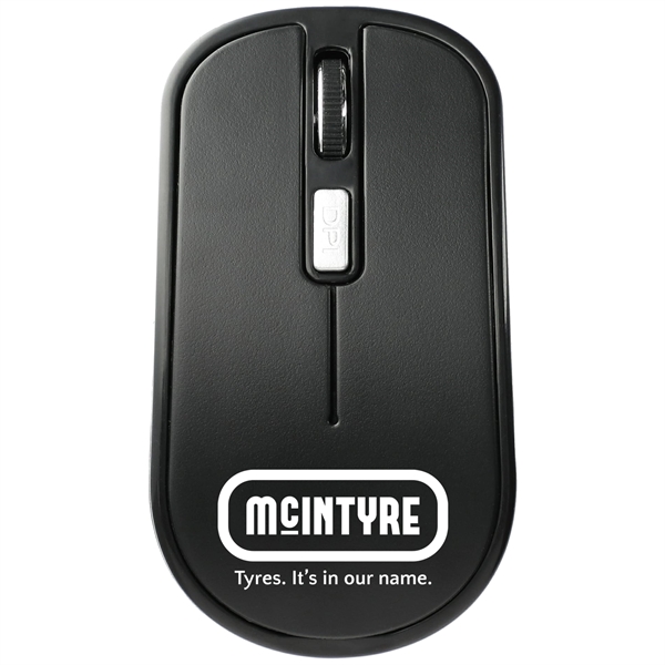 Black (Bk) color option for Flash Portable Wireless Mouse