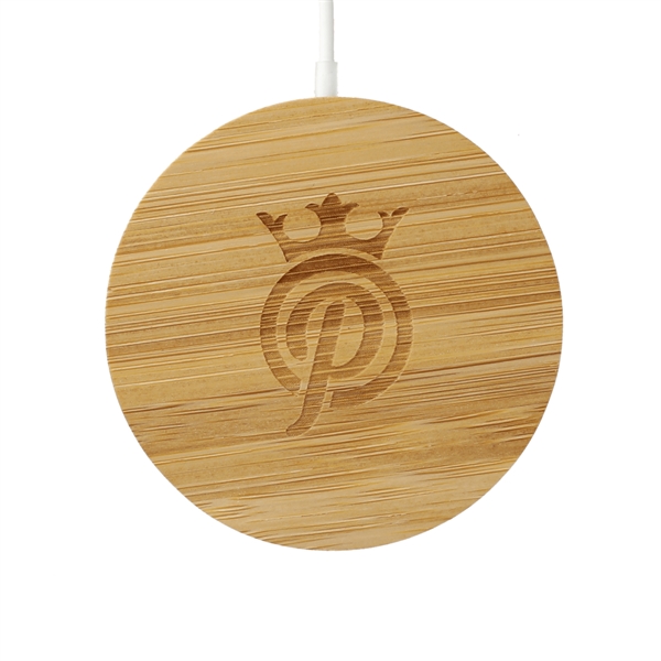 Natural color option for Bamboo Mag Click™ Fast Wireless Charging Pad