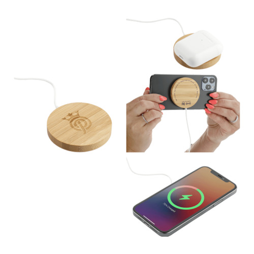 Main photo of Bamboo Mag Click™ Fast Wireless Charging Pad