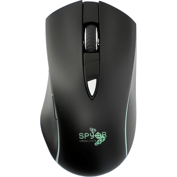 Black (BK) color option for Light Up Logo Wireless Optical Mouse