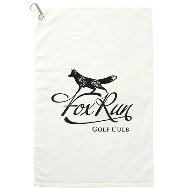 White (Wh) color option for 16" X 25" Terry Golf Towel