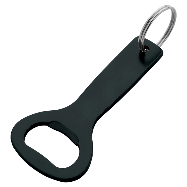 BLACK color option for Aluminum Bottle Opener Key Ring