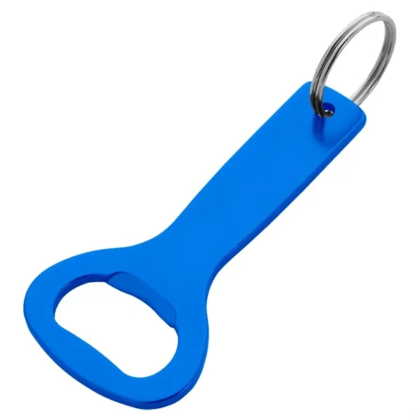 BLUE color option for Aluminum Bottle Opener Key Ring
