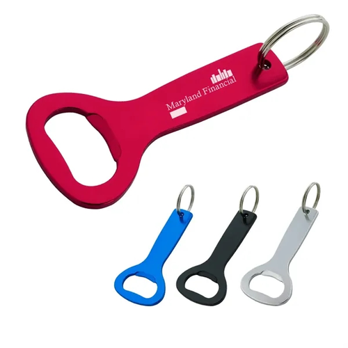 Main photo of Aluminum Bottle Opener Key Ring