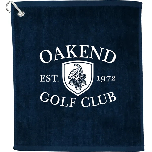 Navy (Ny) color option for 15" X 18" Terry Golf Towel