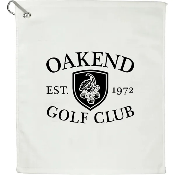 White (Wh) color option for 15" X 18" Terry Golf Towel