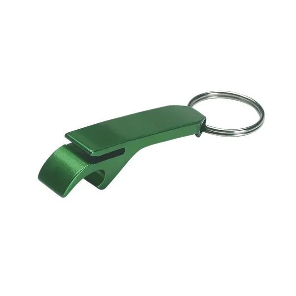 Green color option for Aluminum Bottle/Can Opener Key Ring