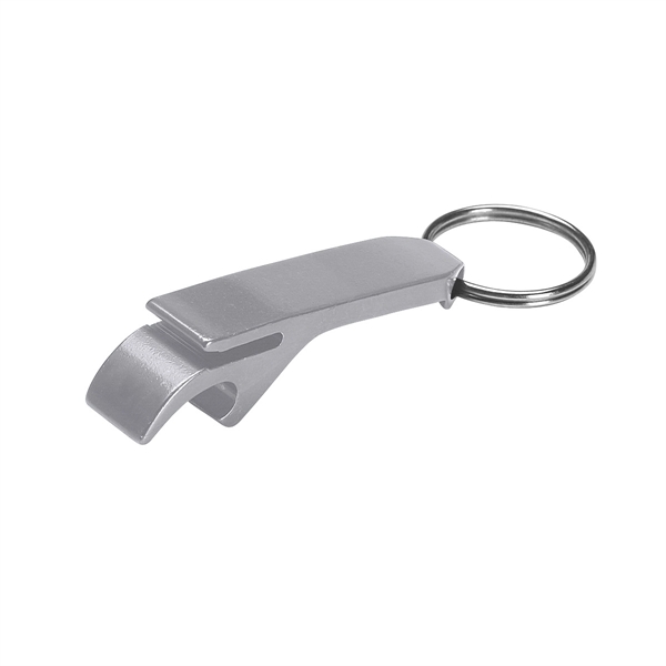 Silver color option for Aluminum Bottle/Can Opener Key Ring