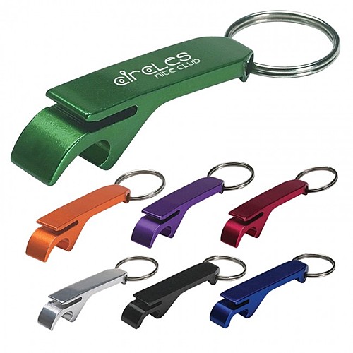 Main photo of Aluminum Bottle/Can Opener Key Ring