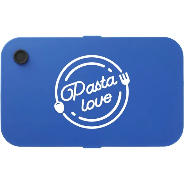 Blue (Bl) color option for Recycled Plastic Bento Box