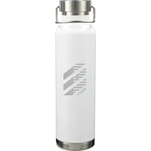 White (WH) color option for Thor Copper Bottle W/ Coating 22oz