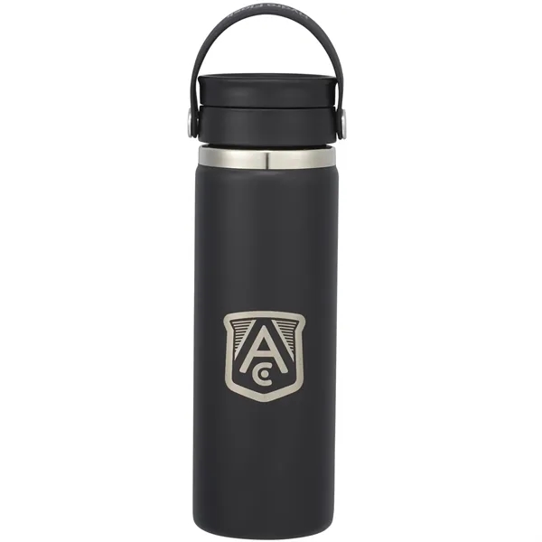 Black (Bk) color option for Hydro Flask® Wide Mouth 20 Oz Bottle With Flex Sip Lid™