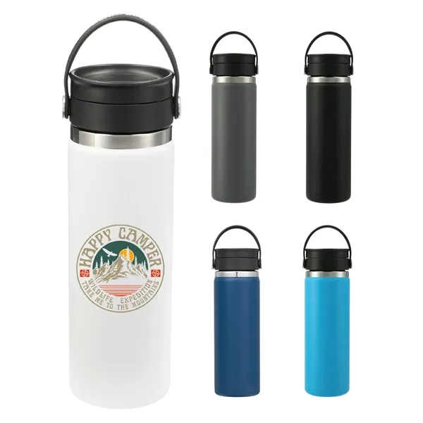 White (Wh) color option for Hydro Flask® Wide Mouth 20 Oz Bottle With Flex Sip Lid™