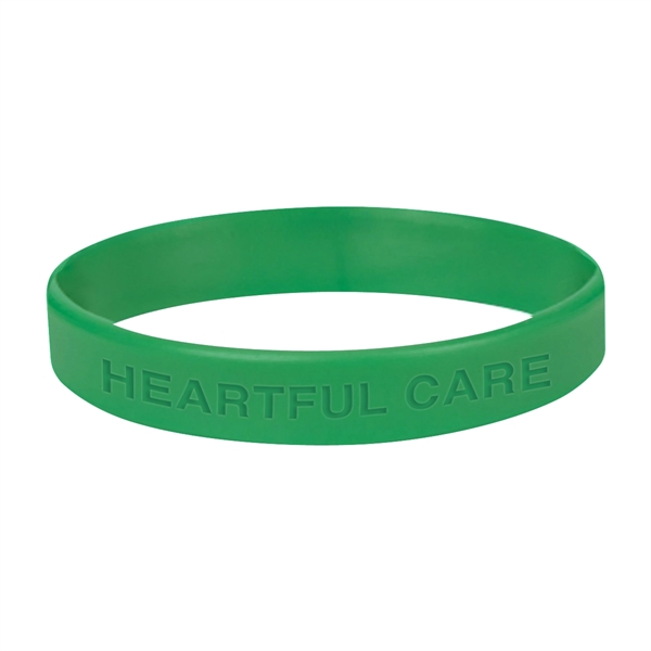 Kelly Green color option for Single Color Silicone Bracelet