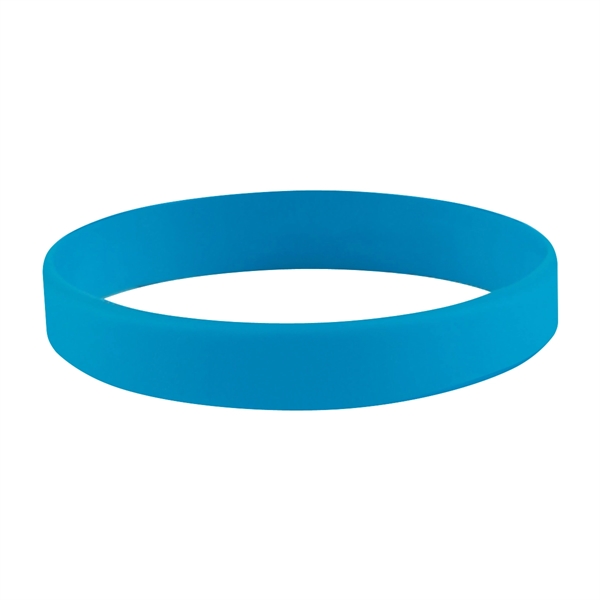 Light Blue color option for Single Color Silicone Bracelet
