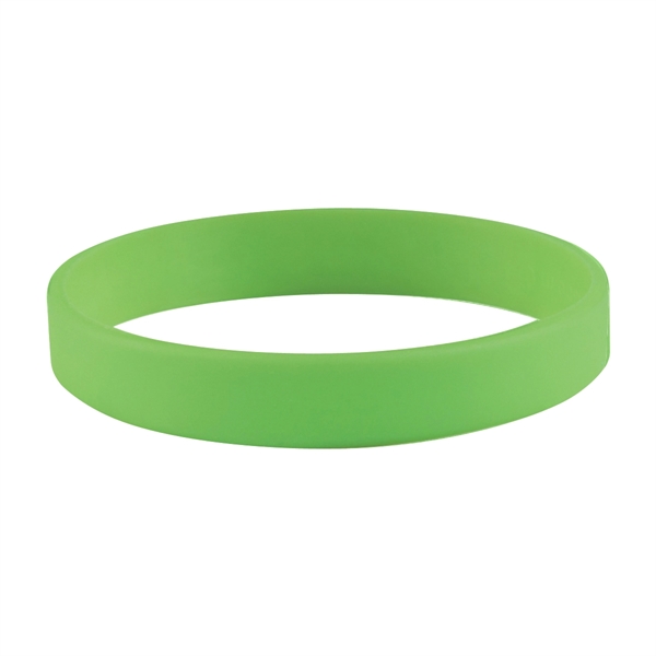 Lime color option for Single Color Silicone Bracelet