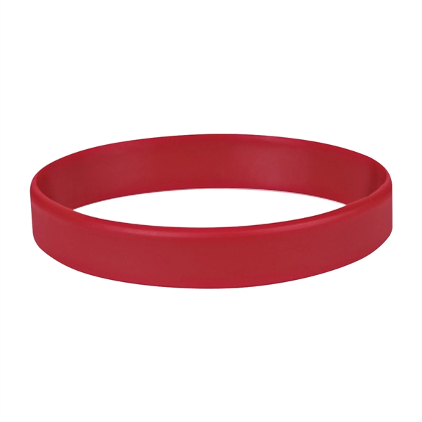 Maroon color option for Single Color Silicone Bracelet
