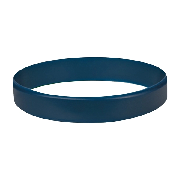 Navy Blue color option for Single Color Silicone Bracelet