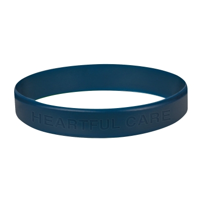 Navy color option for Single Color Silicone Bracelet