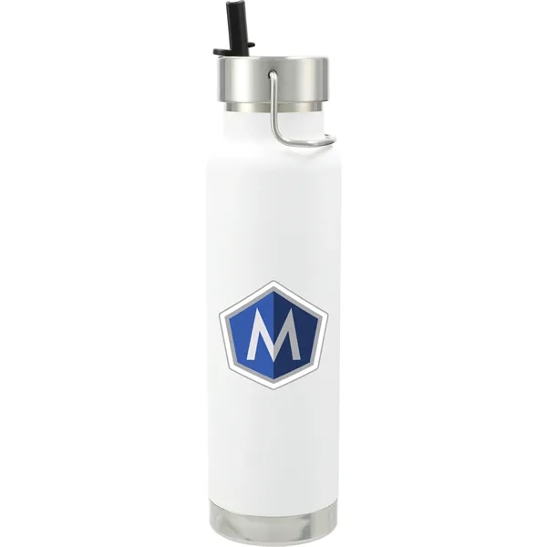 White (Wh) color option for Thor Copper Vacuum Insulated Bottle 25oz Straw Lid