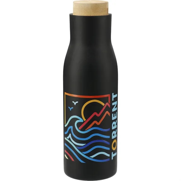 Black (Bk) color option for Shaco Copper Vac Bottle W/ Fsc® 100% Bamboo Cap 17oz