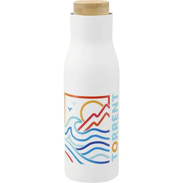 White (Wh) color option for Shaco Copper Vac Bottle W/ Fsc® 100% Bamboo Cap 17oz