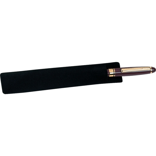 Black (Bk) color option for Velvet Pouch