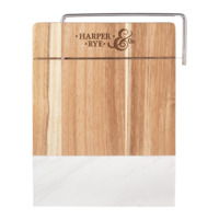 Marble And Acacia Wood Cheese Cutting Board