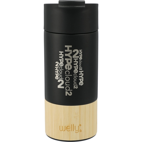 Black (Bk) color option for Welly® Traveler Copper Vacuum Tumbler 12oz