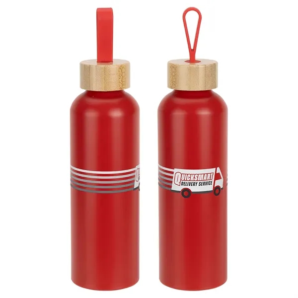 Medium Red color option for Asbury 24 Oz Recycled Aluminum Bottle