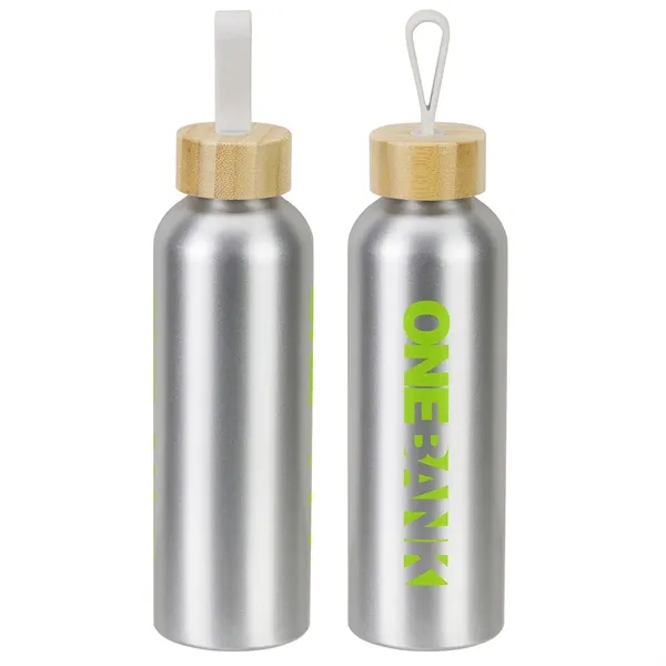 Medium Silver color option for Asbury 24 Oz Recycled Aluminum Bottle