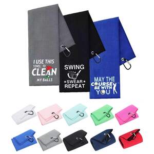 Photo of 3 Holes Customized Tri Fold Golf Towel