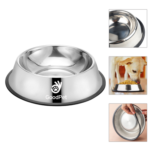 Photo of Stainless Steel Dog Bowls With Rubber Base