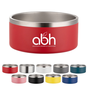 Photo of 64 Oz. Stainless Steel Dog Bowl