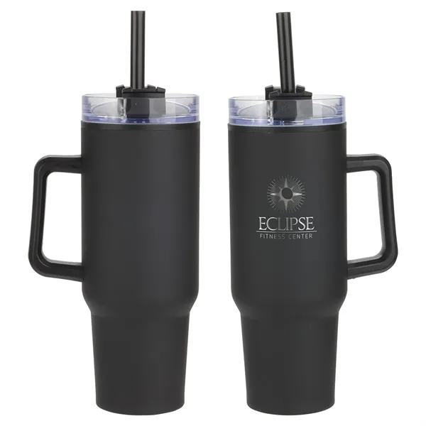 Medium Black color option for Outpost 40 Oz Stainless Steel/Polypropylene Mug