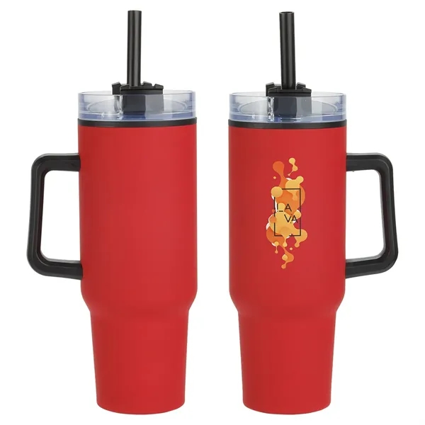 Medium Red color option for Outpost 40 Oz Stainless Steel/Polypropylene Mug