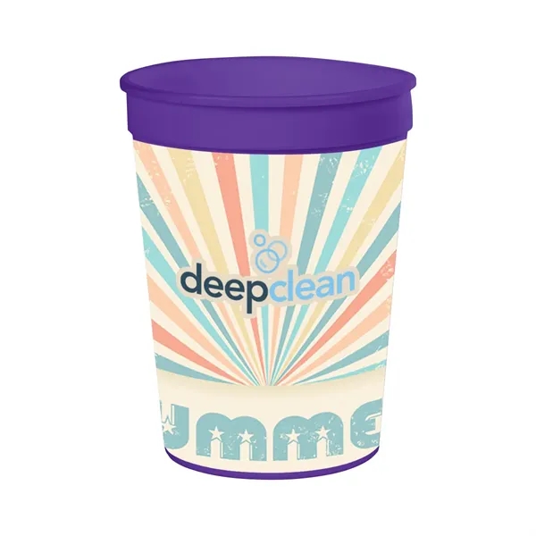 Purple color option for 12 Oz. Full Color Big Game Stadium Cup